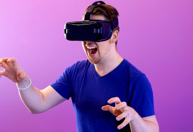 Person with a VR